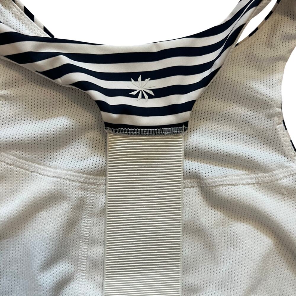 ATHLETA Striped High Neck T-Back Sports Bra | Women’s S - Picture 3 of 4